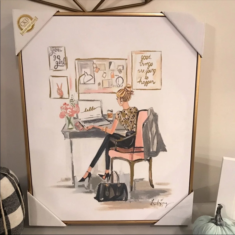 CKD Colleen Karis Office Canvas Print